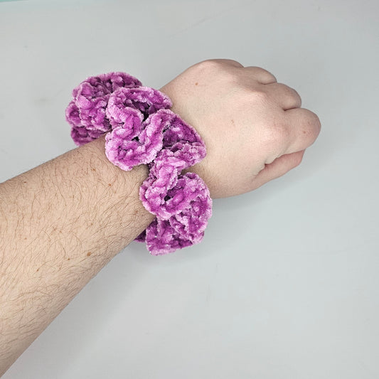 Electric Violet Sparkle Scrunchie