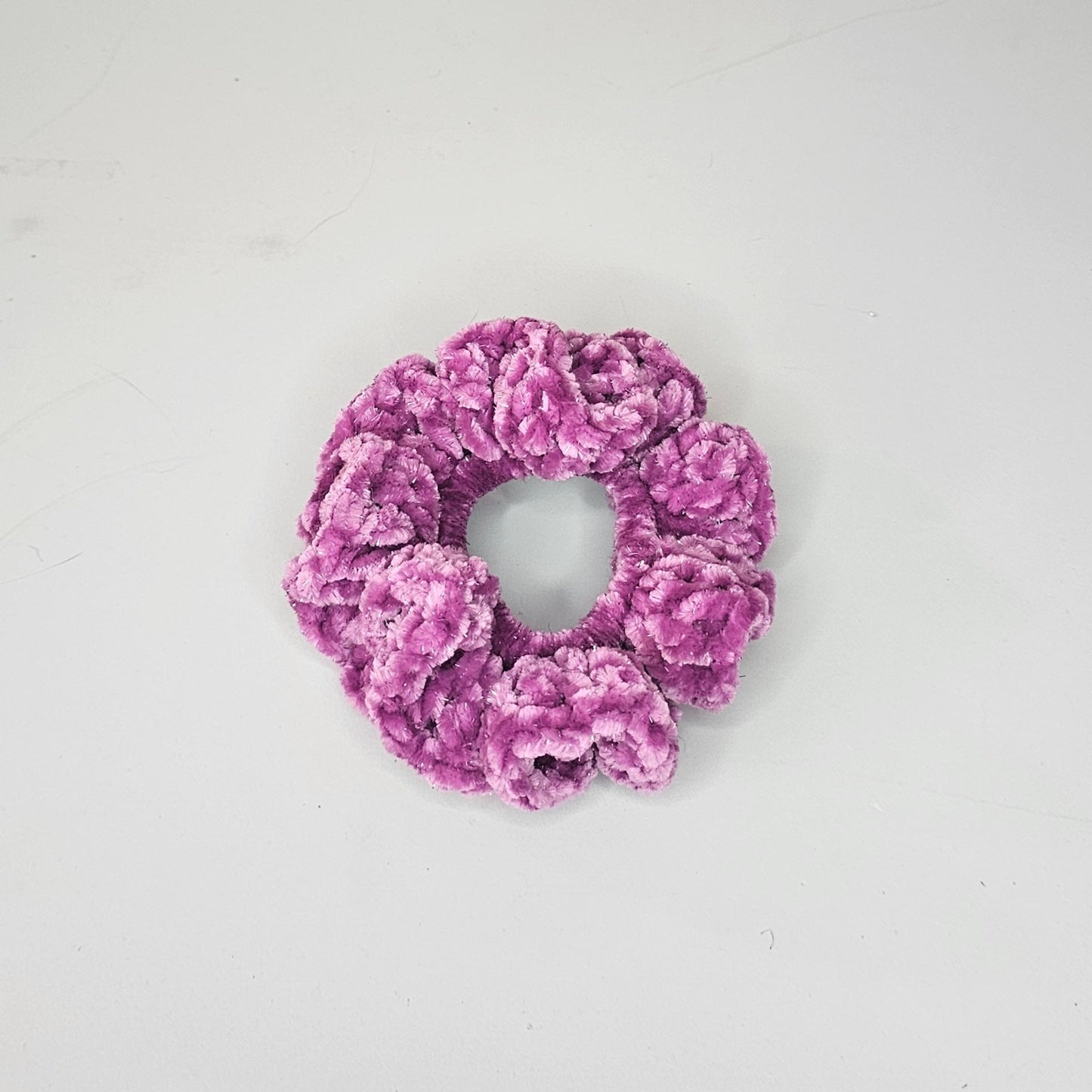 Electric Violet Sparkle Scrunchie