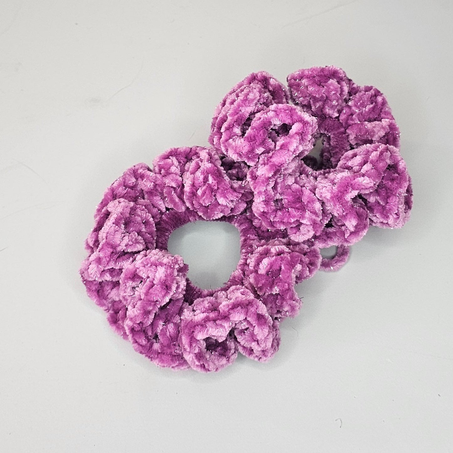 Electric Violet Sparkle Scrunchie