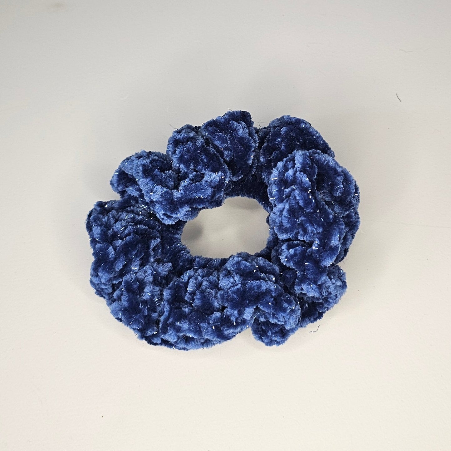 Regal Blue Sparkle Scrunchie