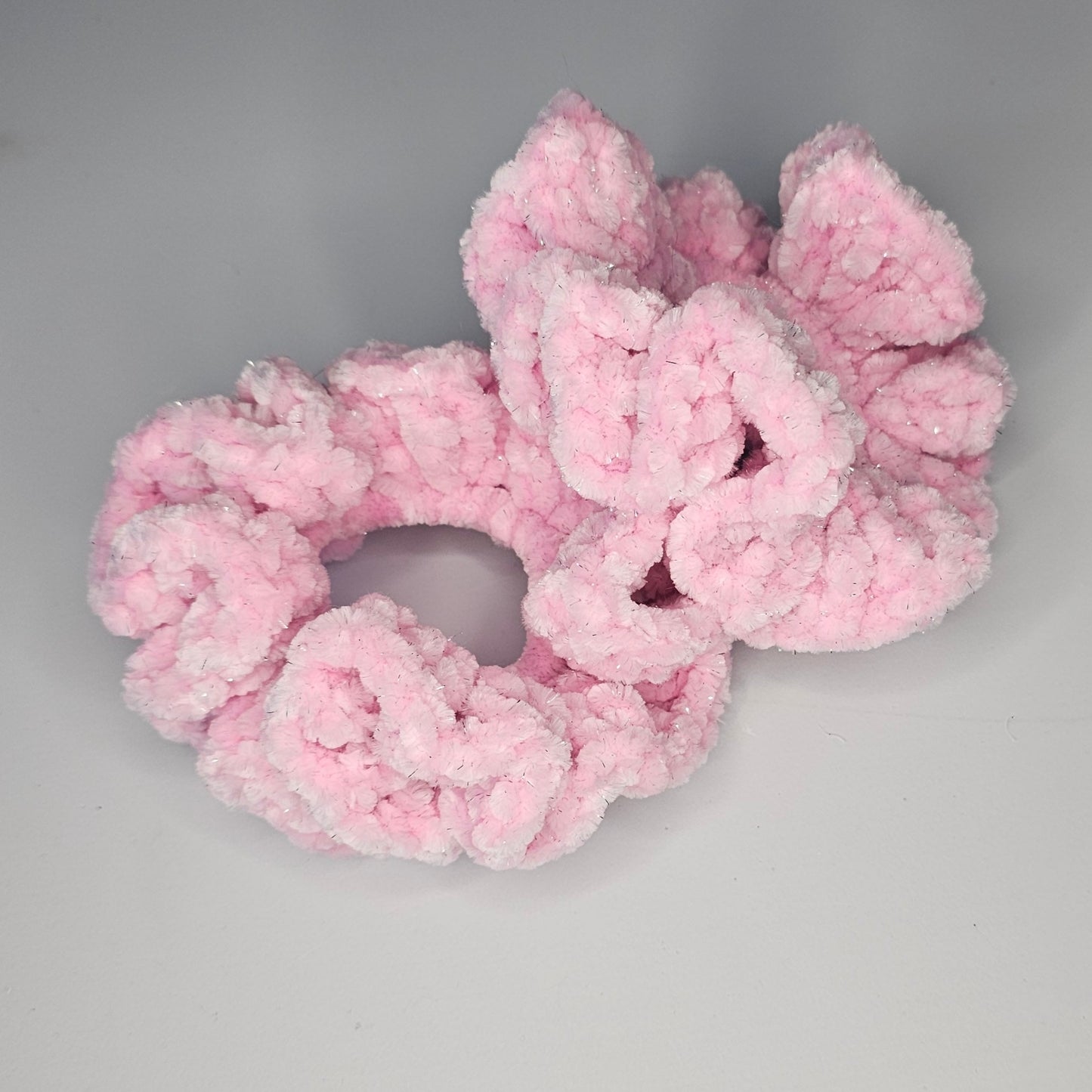 Pink Diamond Sparkle Scrunchie