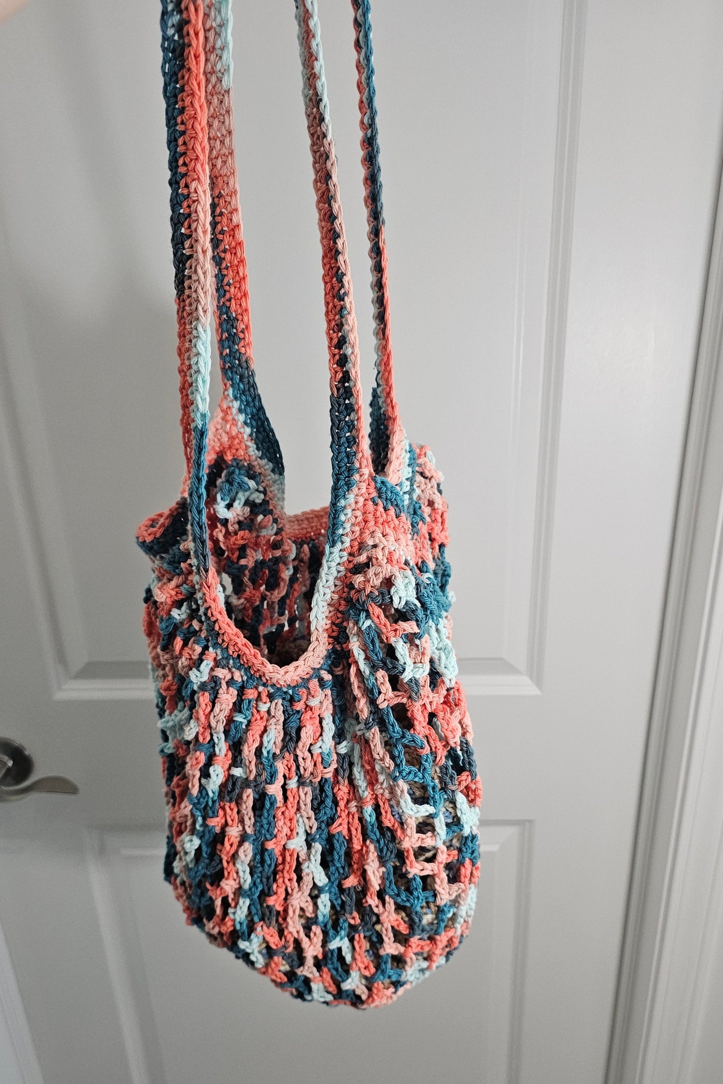 Coral Sea Ombre Mesh Bag