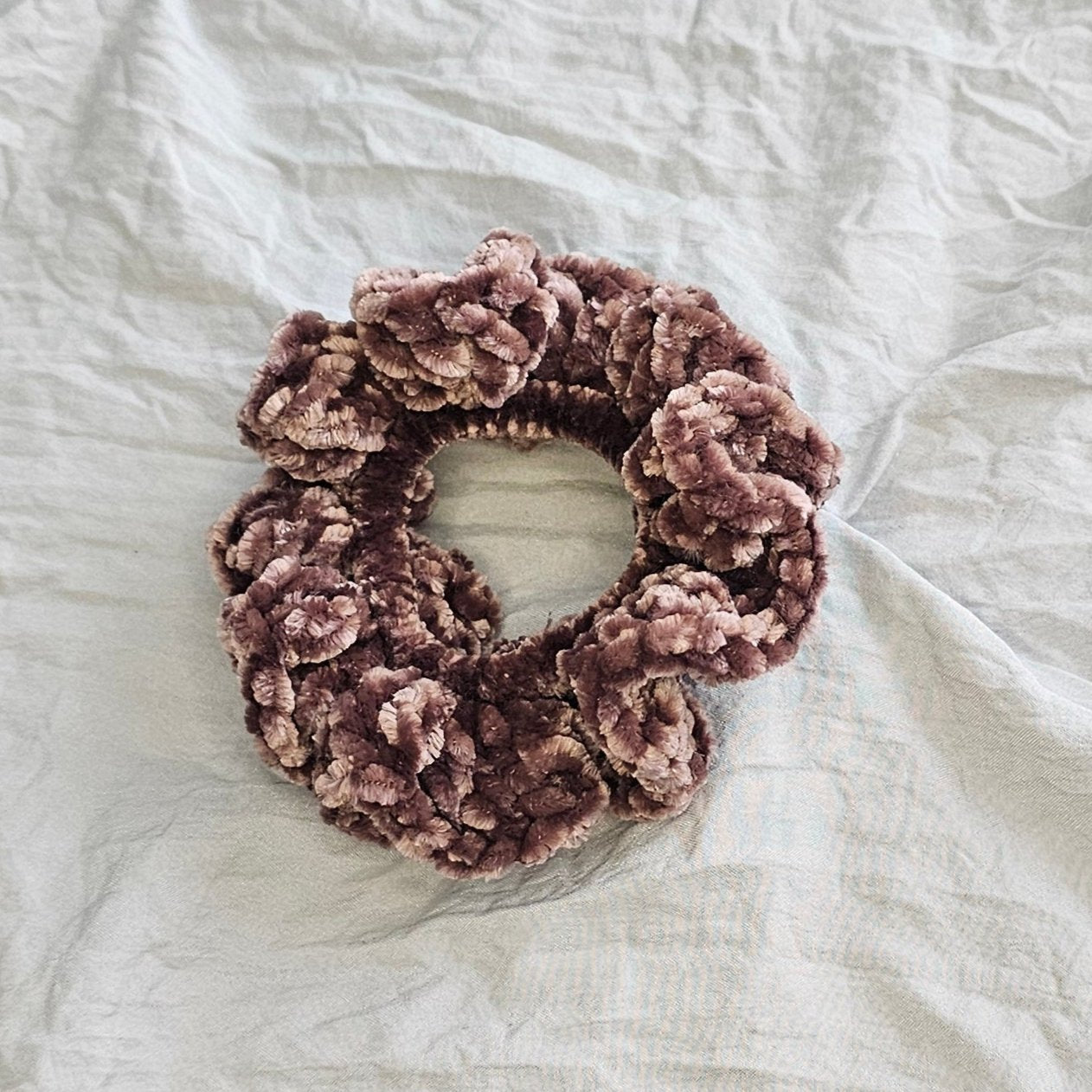 Chocolate Velvet Scrunchie