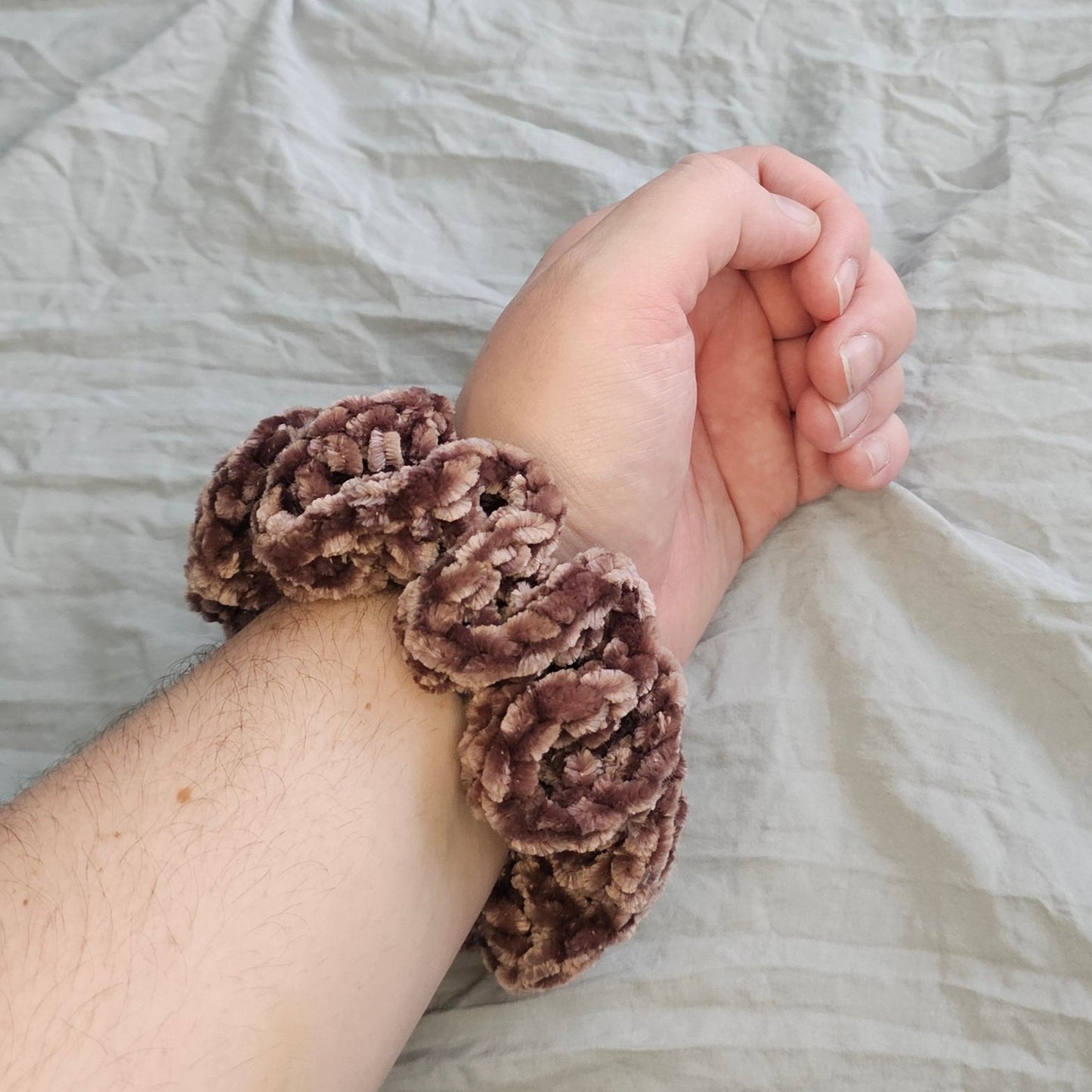 Chocolate Velvet Scrunchie