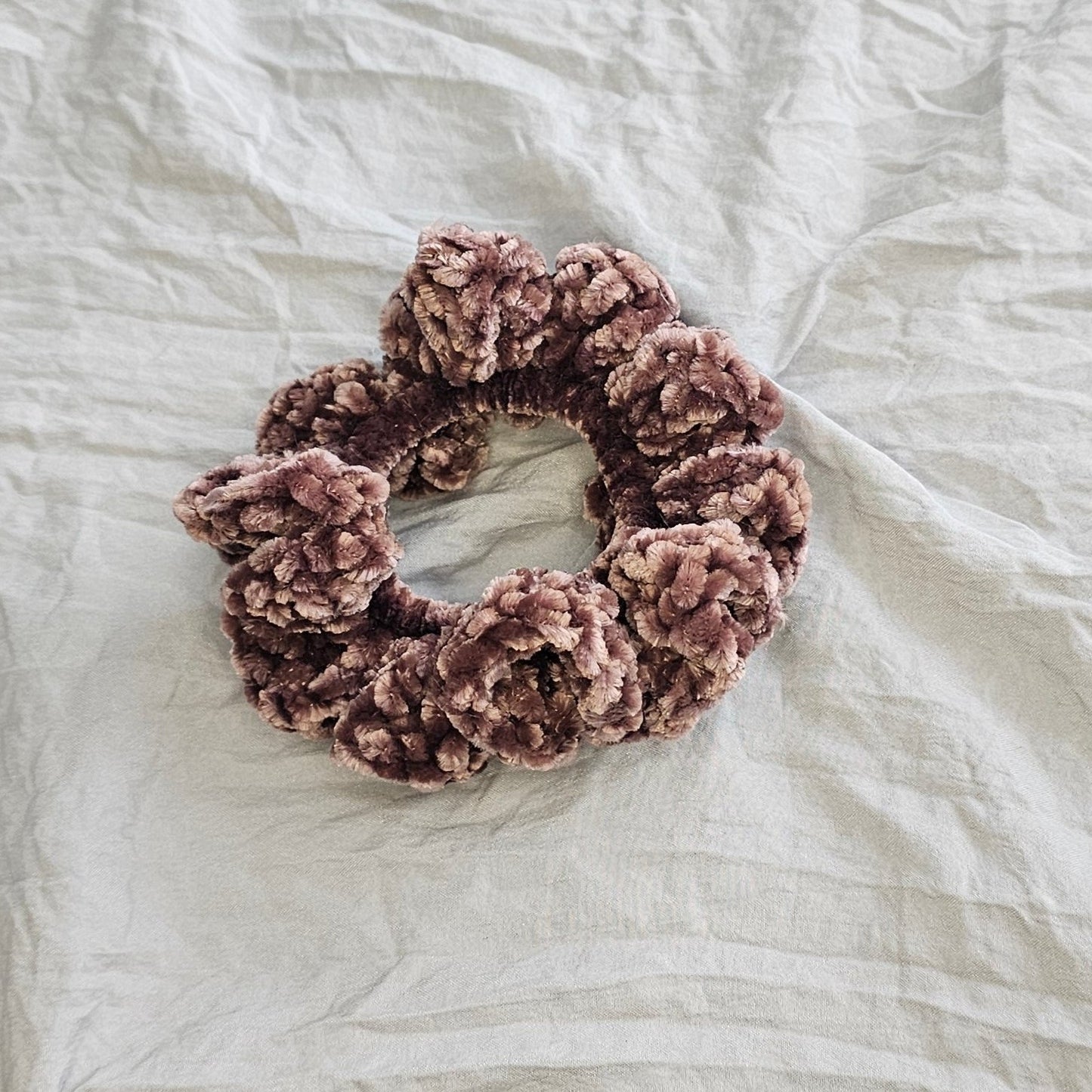 Chocolate Velvet Scrunchie