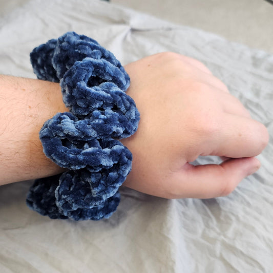 Midnight Sea Scrunchie