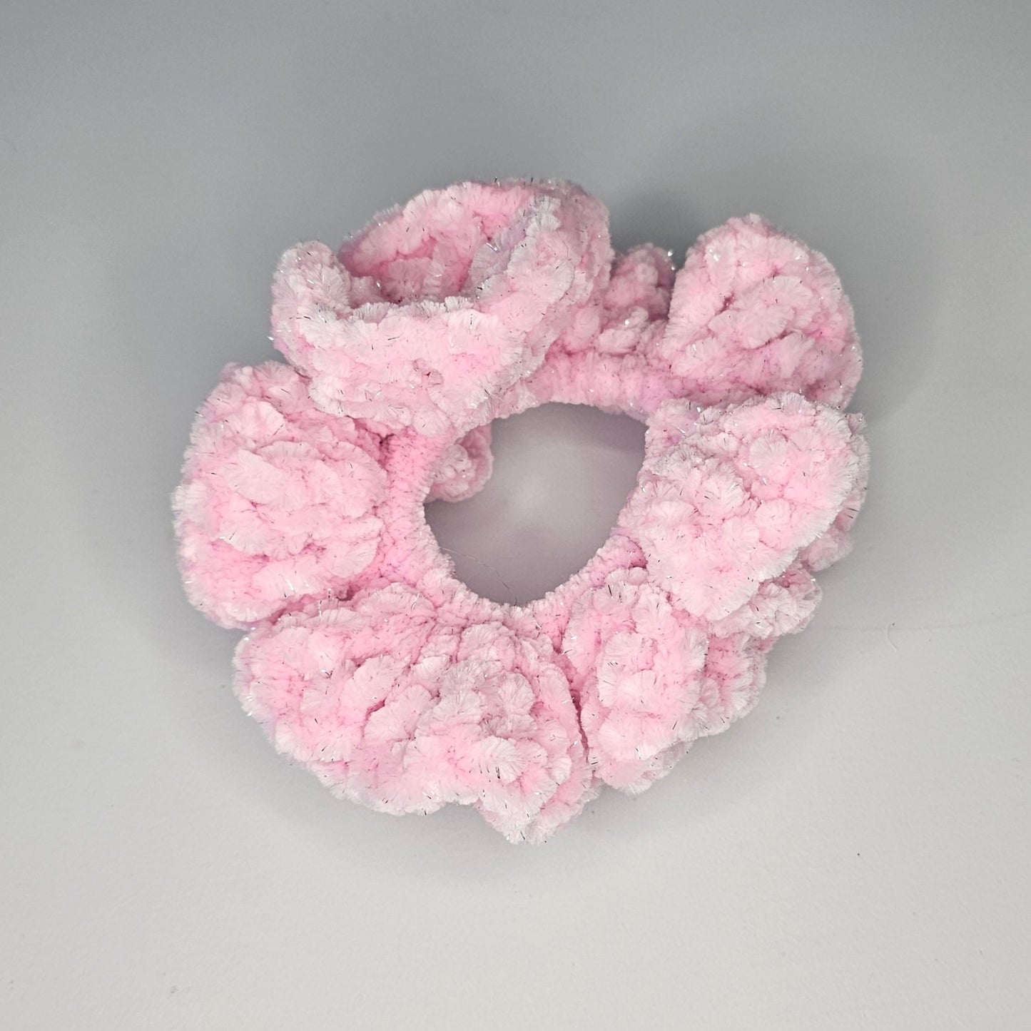 Pink Diamond Sparkle Scrunchie