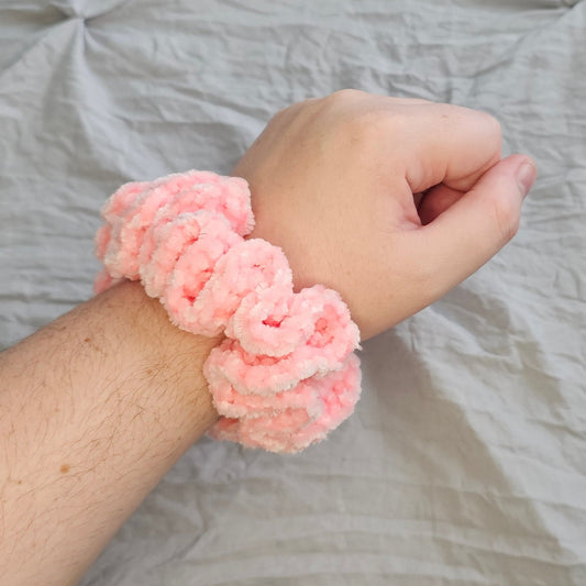 Ever After Pink Velvet Scrunchie